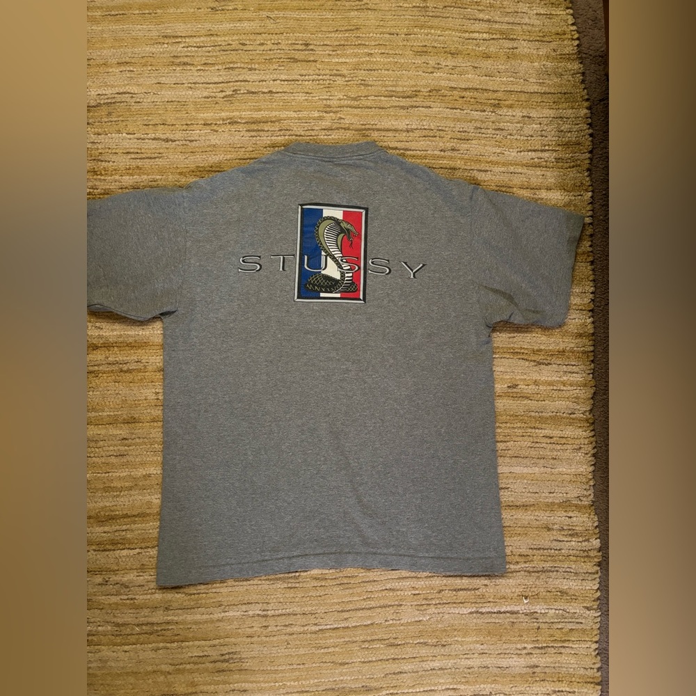 Stussy made in USA gray t shirt men’s XL